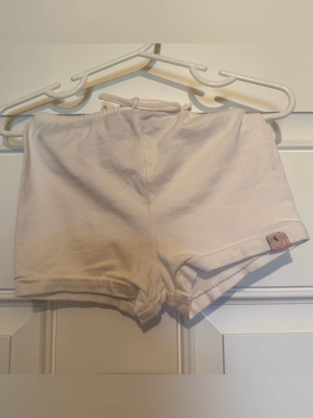 Omi Jo Creamy White Drawstring Bloomer Shorts Well Dressed Wolf Girls 3